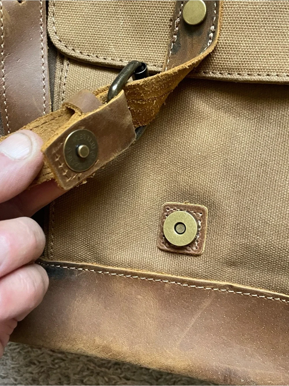 N/A waxed canvas